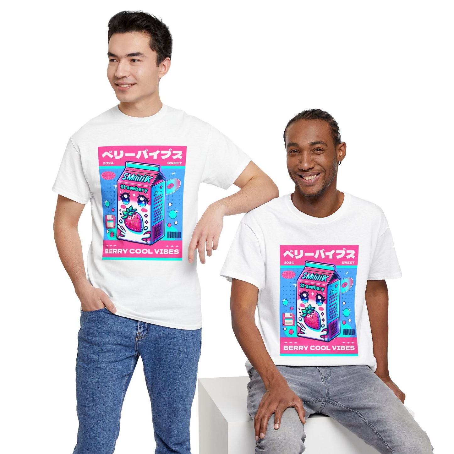 STRAWBERRY MILK - Drinks (Basic Tee)