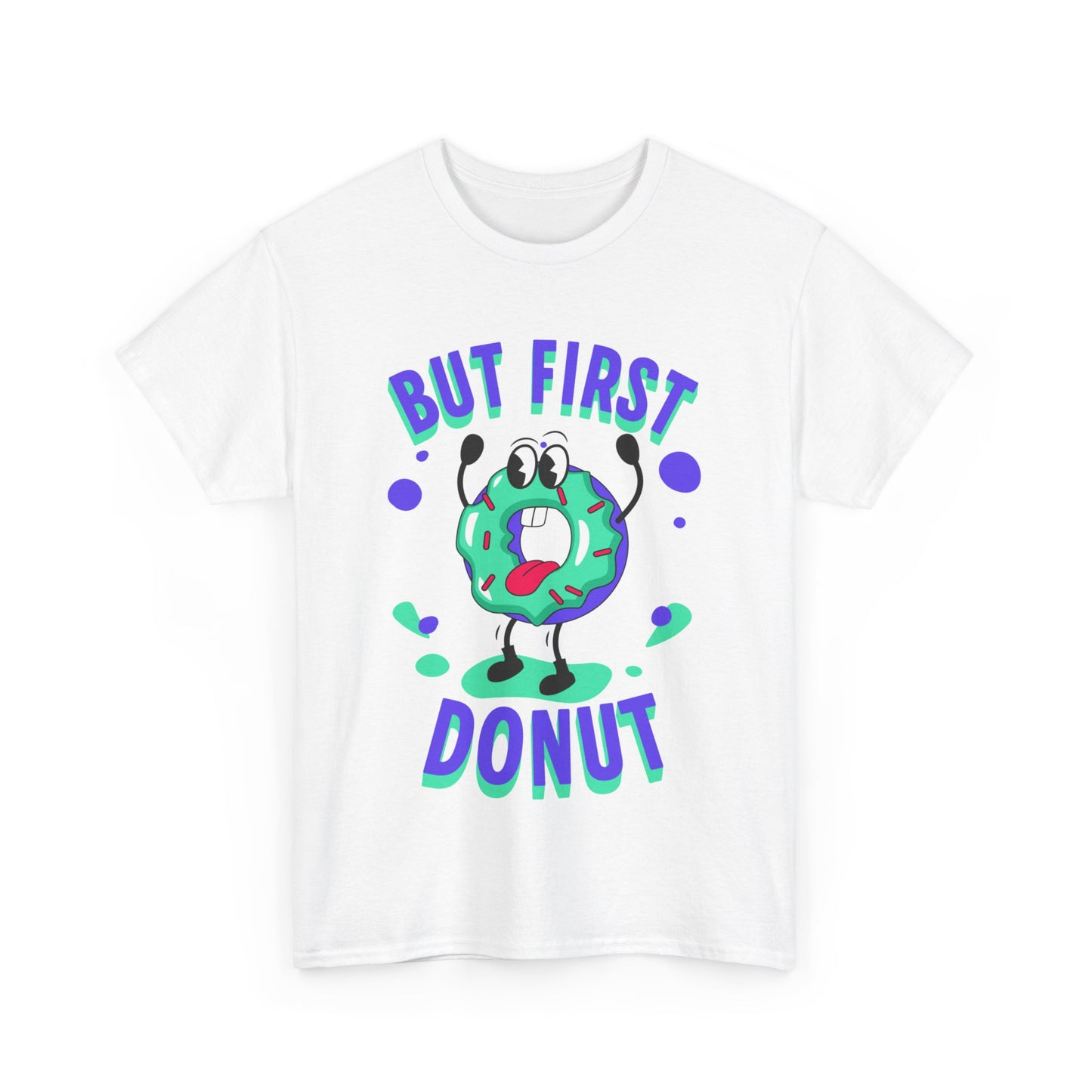 VANILLA FROSTED DONUT - Dessert (Basic Tee)