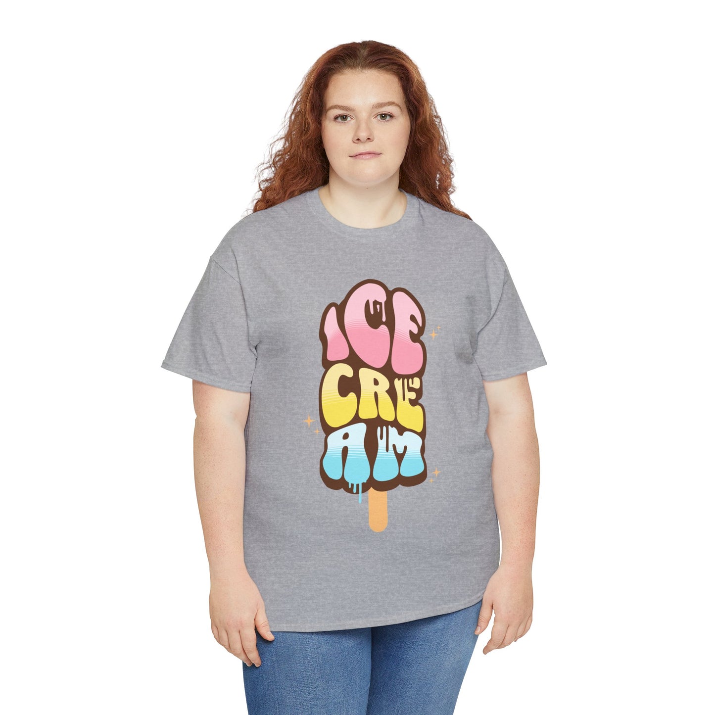 COTTON CANDY ICE CREAM - Dessert (Basic Tee)