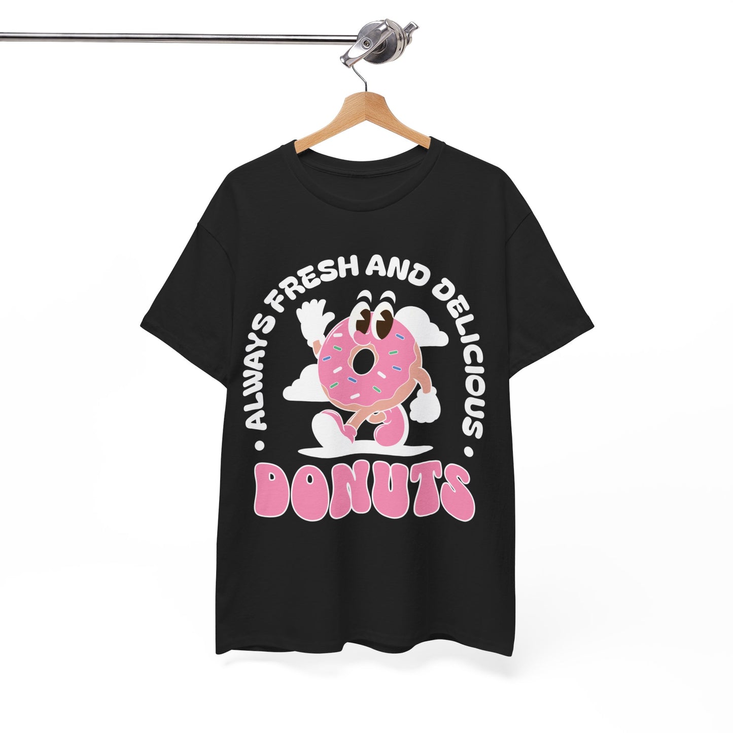 RASPBERRY GLAZED DONUT - Dessert (Basic Tee)