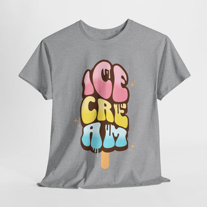 COTTON CANDY ICE CREAM - Dessert (Basic Tee)