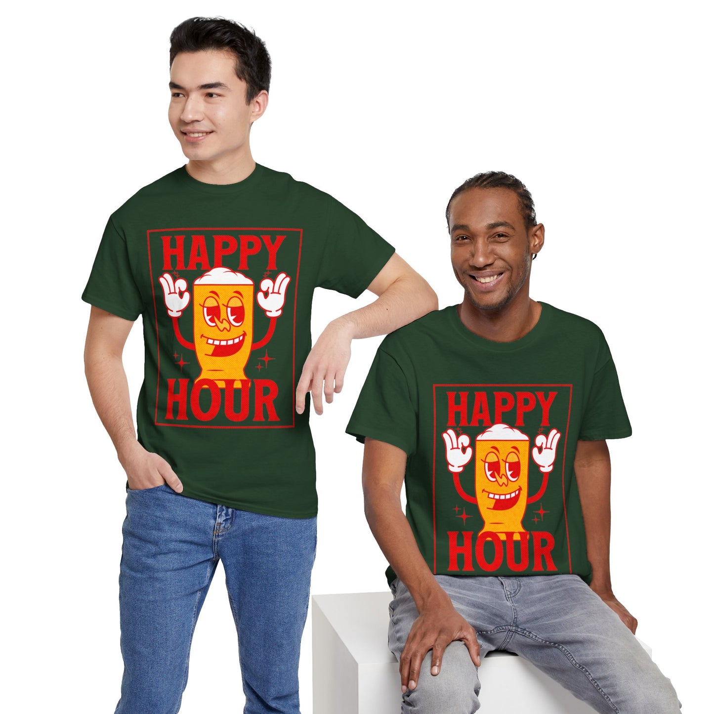 WOOD-AGED BEER - Drinks (Basic Tee)