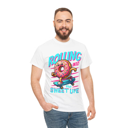 CINNAMON ROLL DONUT - Dessert (Basic Tee)