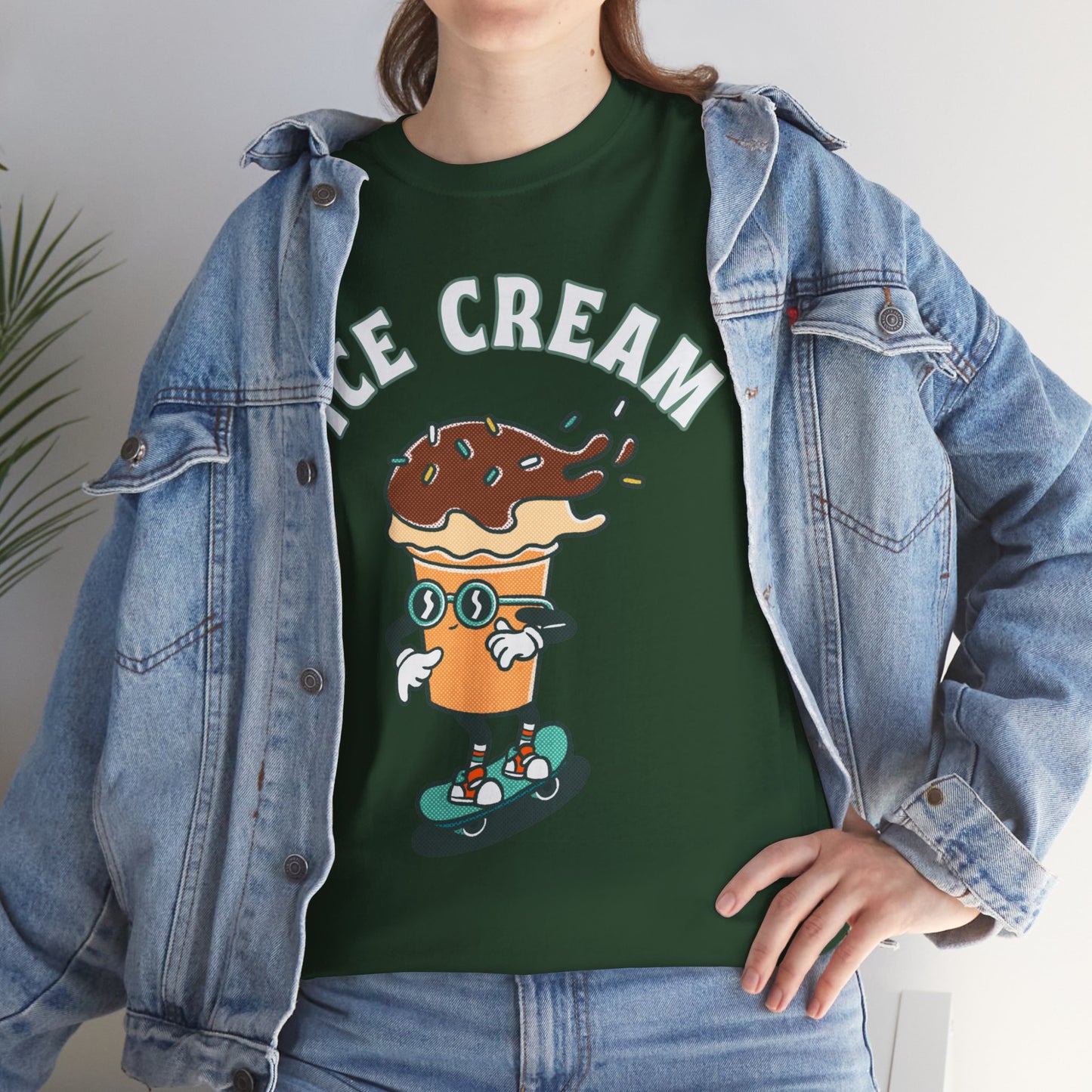 CHOCOLATE ICE CREAM - Dessert (Basic Tee)