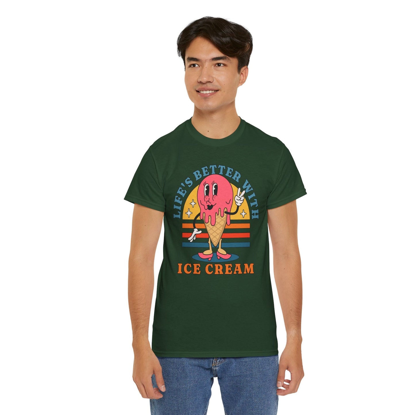 STRAWBERRY ICE CREAM - Dessert (Basic Tee)