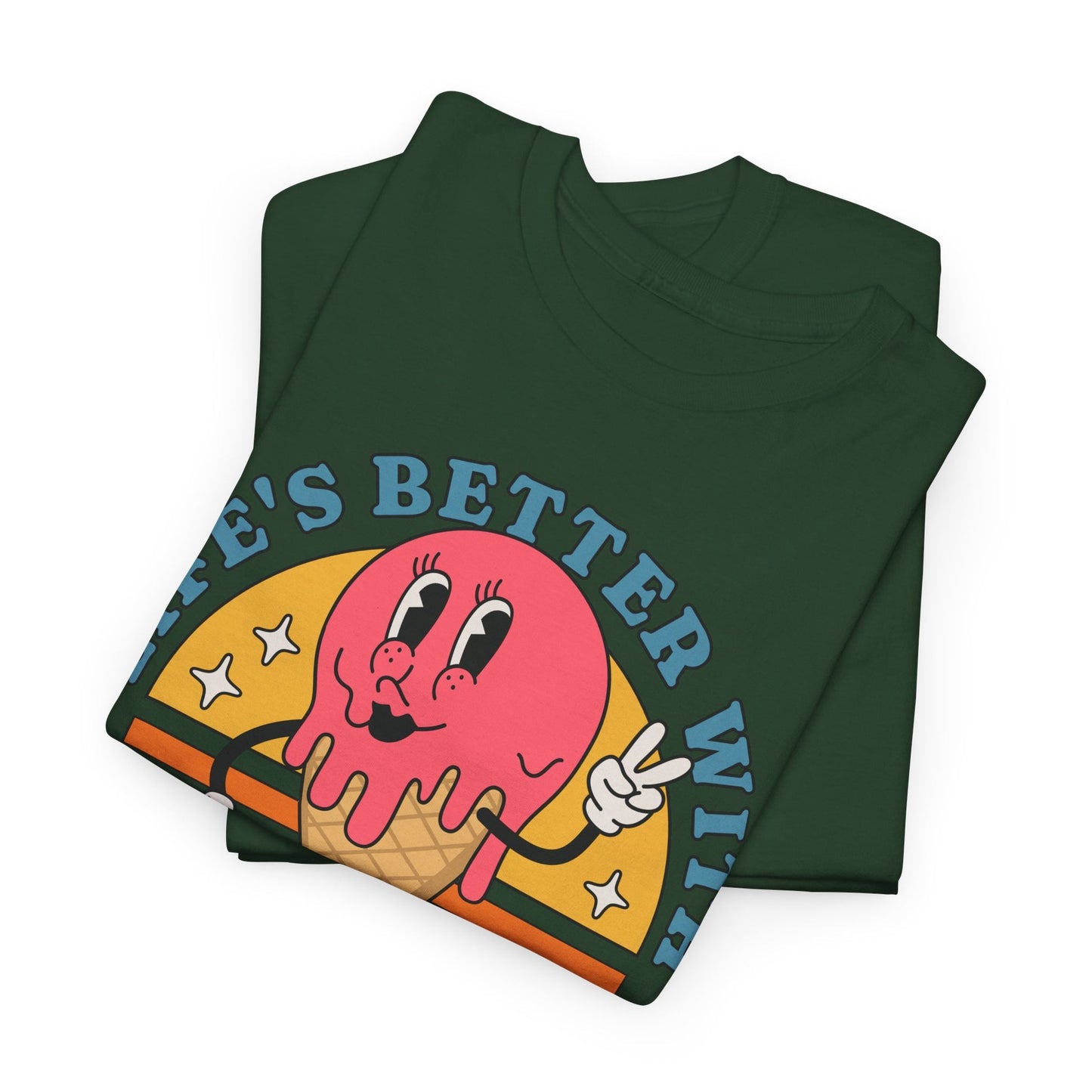 STRAWBERRY ICE CREAM - Dessert (Basic Tee)