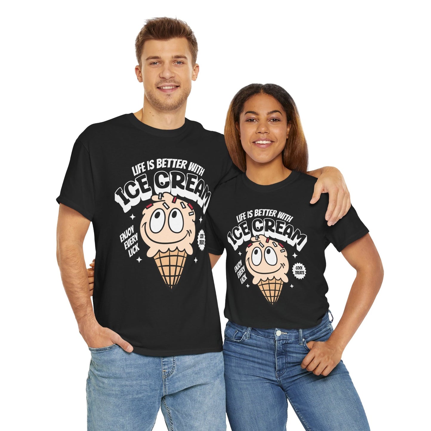 COOKIES & CREAM ICE CREAM - Dessert (Basic Tee)