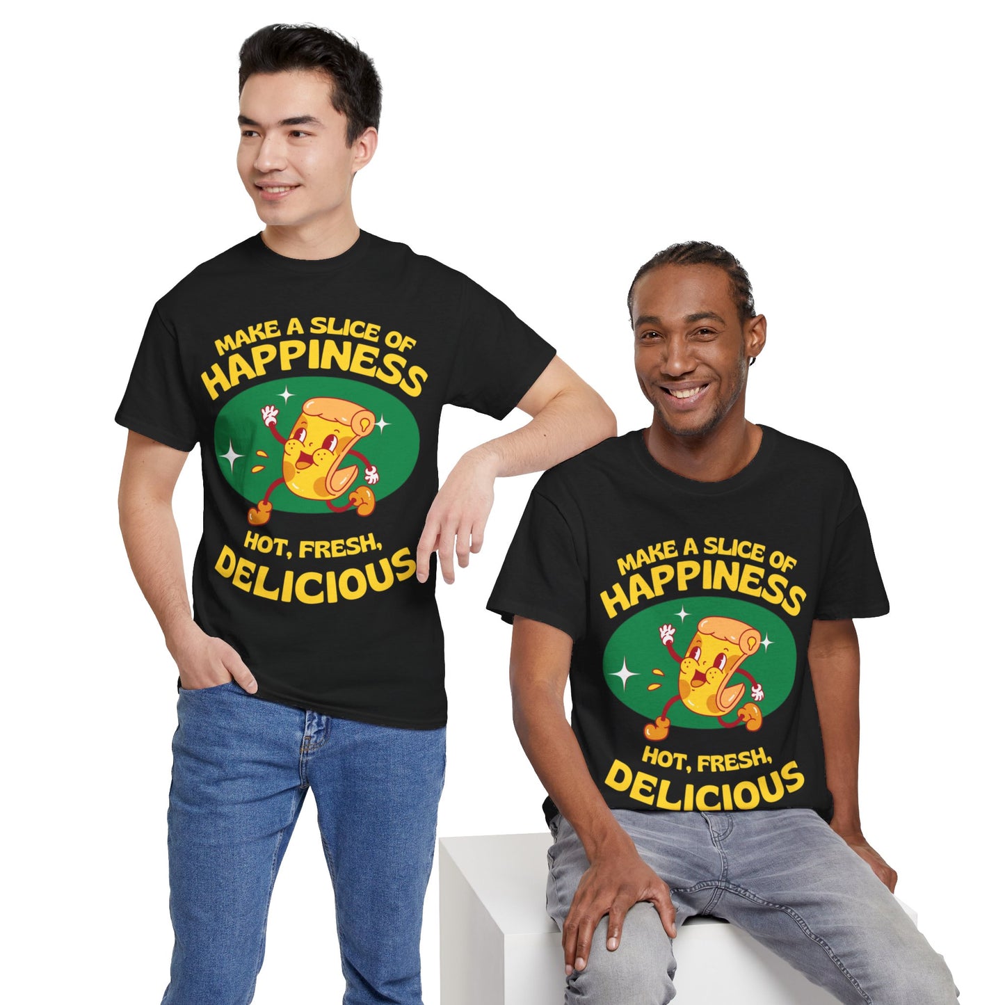 FOUR CHEESE - Pizza (Basic Tee)