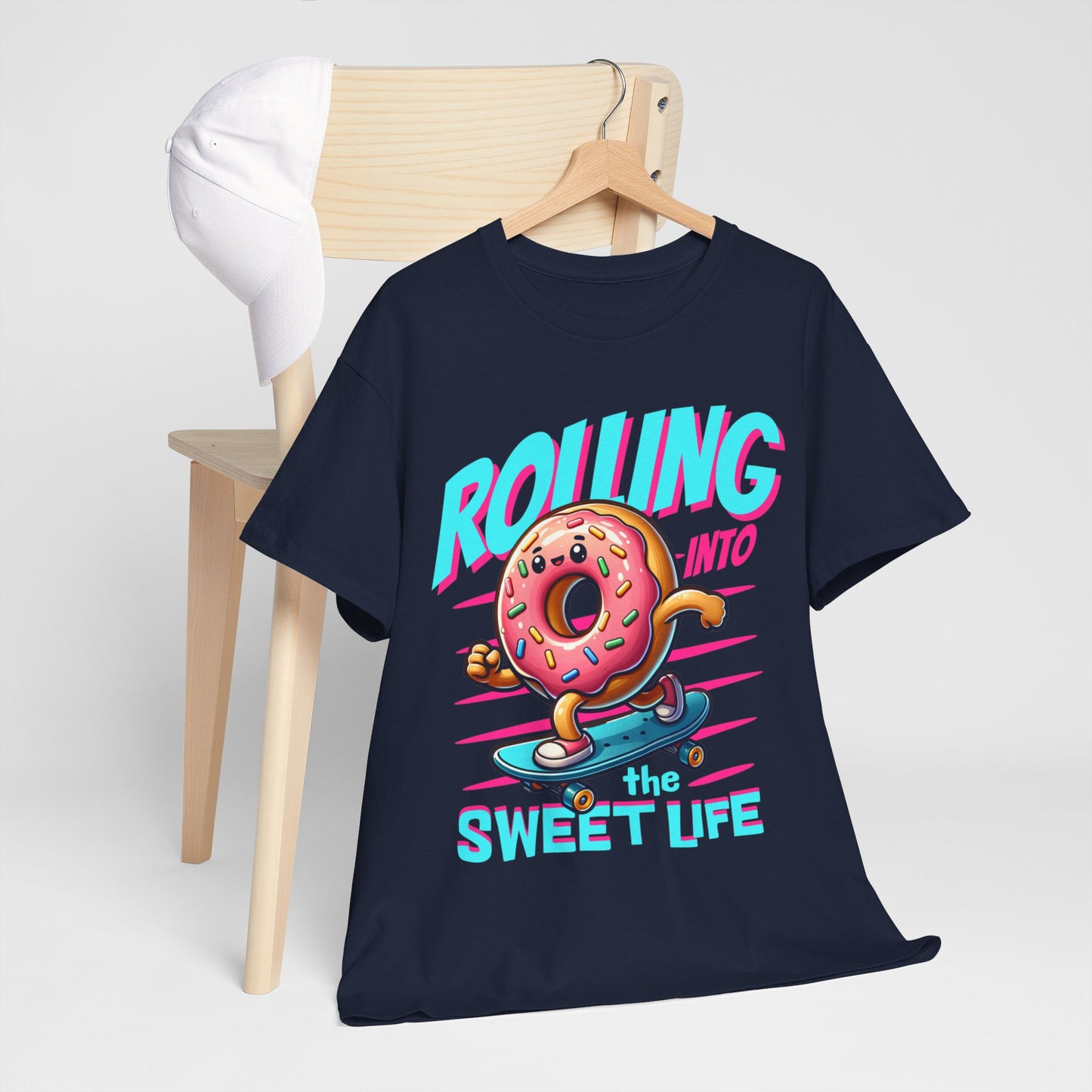 CINNAMON ROLL DONUT - Dessert (Basic Tee)