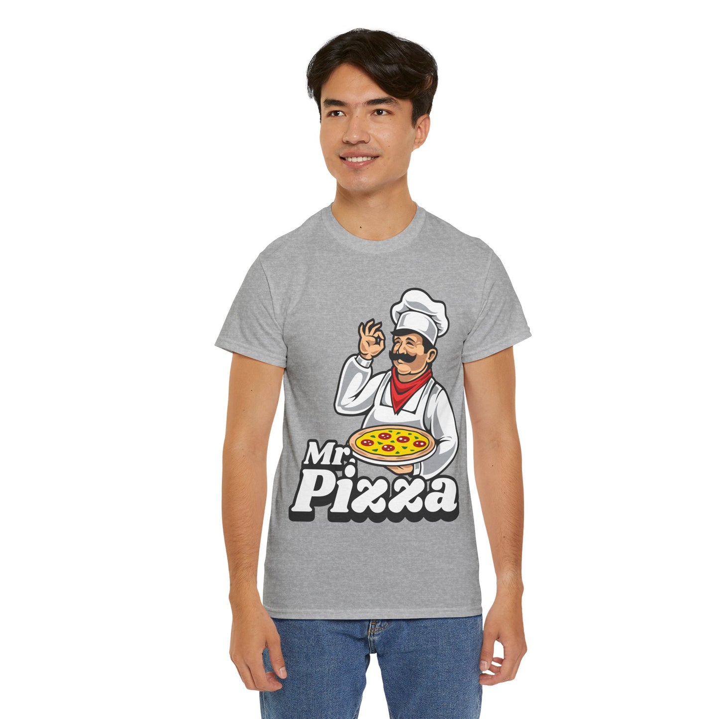 GARLIC CHICKEN - Pizza (Basic Tee)