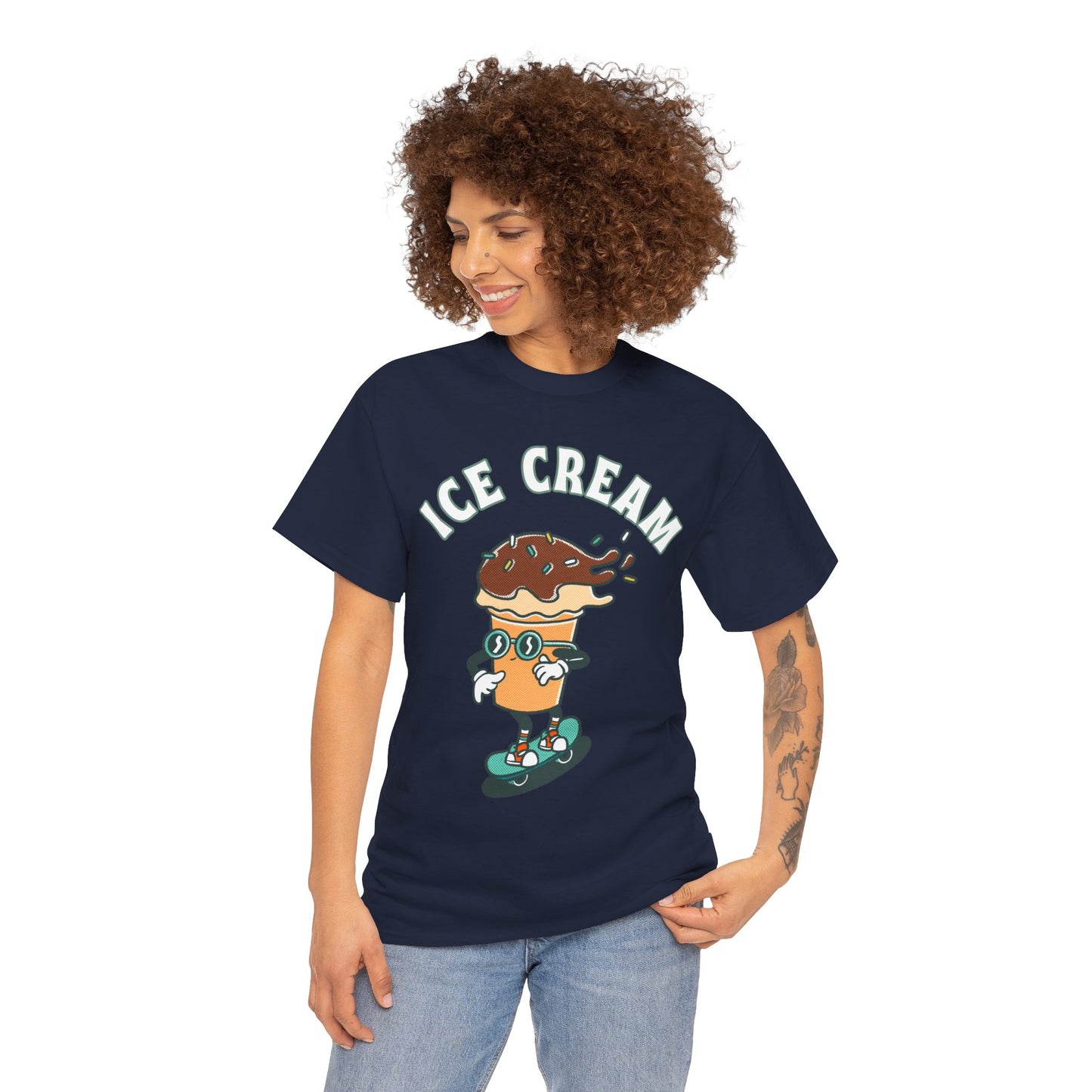 CHOCOLATE ICE CREAM - Dessert (Basic Tee)