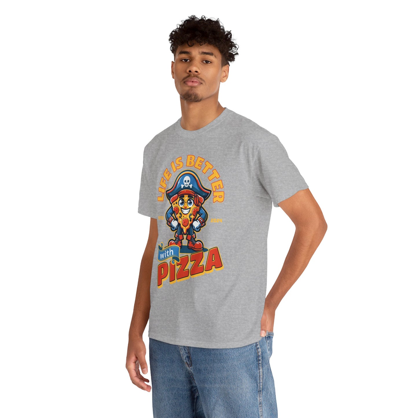 AVOCADO & TOMATO - Pizza (Basic Tee)