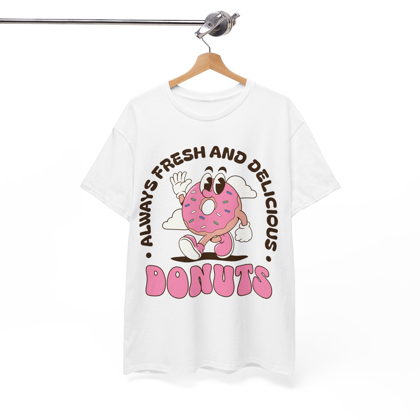 RASPBERRY GLAZED DONUT - Dessert (Basic Tee)