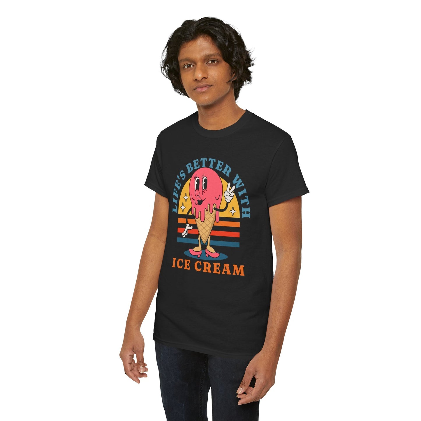 STRAWBERRY ICE CREAM - Dessert (Basic Tee)