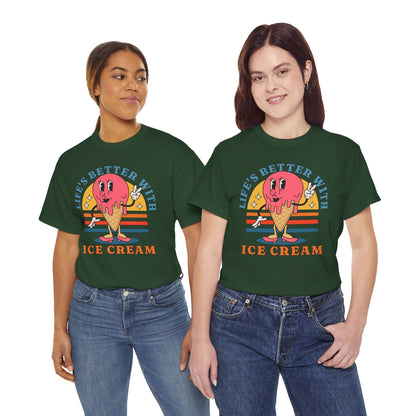 STRAWBERRY ICE CREAM - Dessert (Basic Tee)
