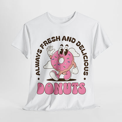 RASPBERRY GLAZED DONUT - Dessert (Basic Tee)