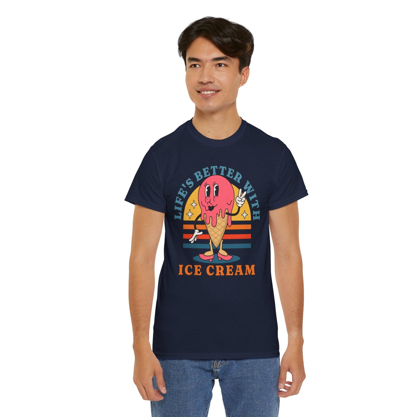 STRAWBERRY ICE CREAM - Dessert (Basic Tee)