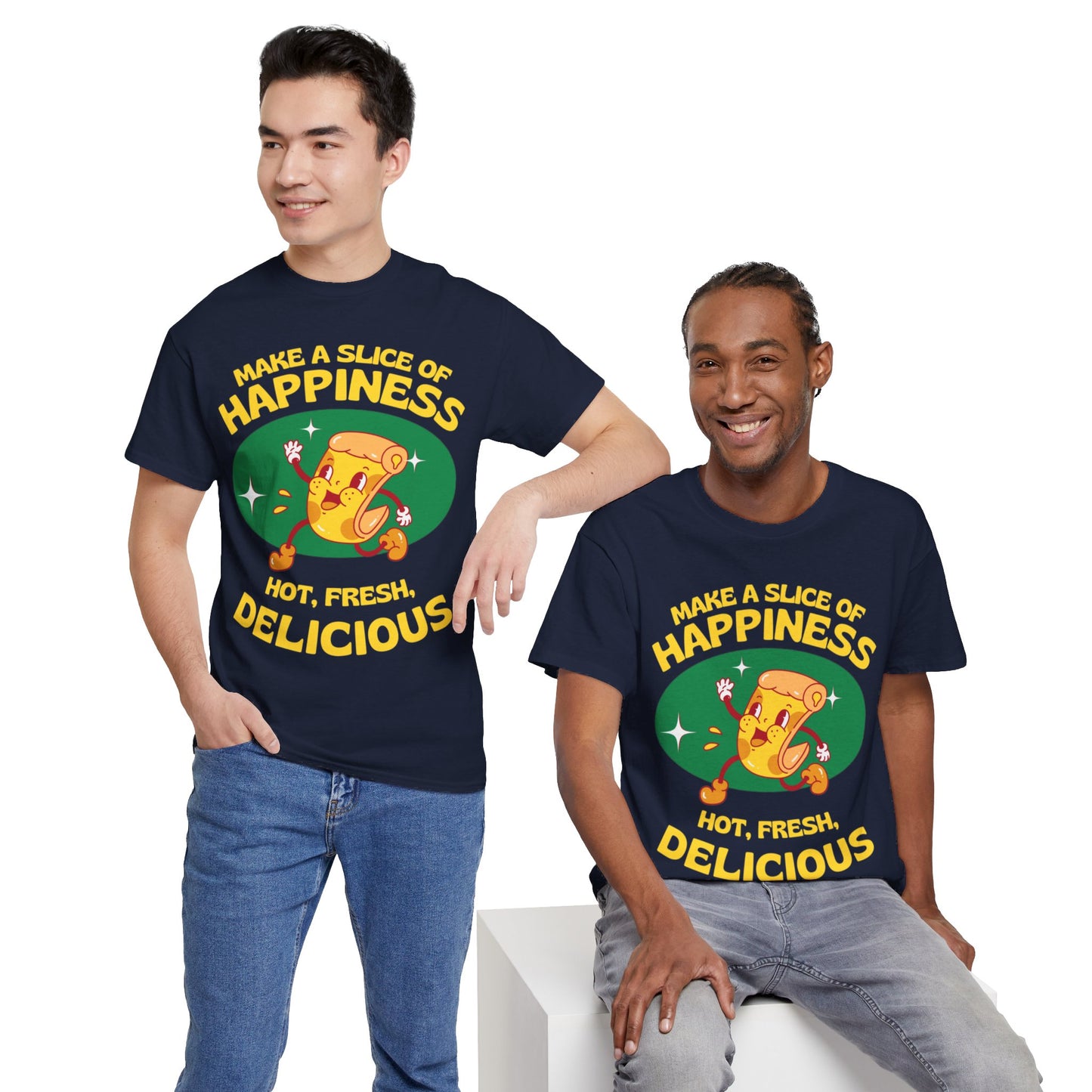 FOUR CHEESE - Pizza (Basic Tee)