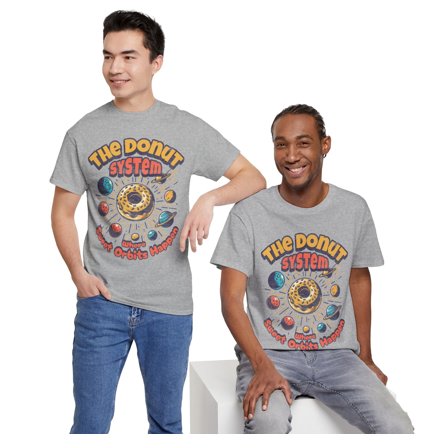 CINNAMON ROLL SUGAR DONUT - Dessert (Basic Tee)