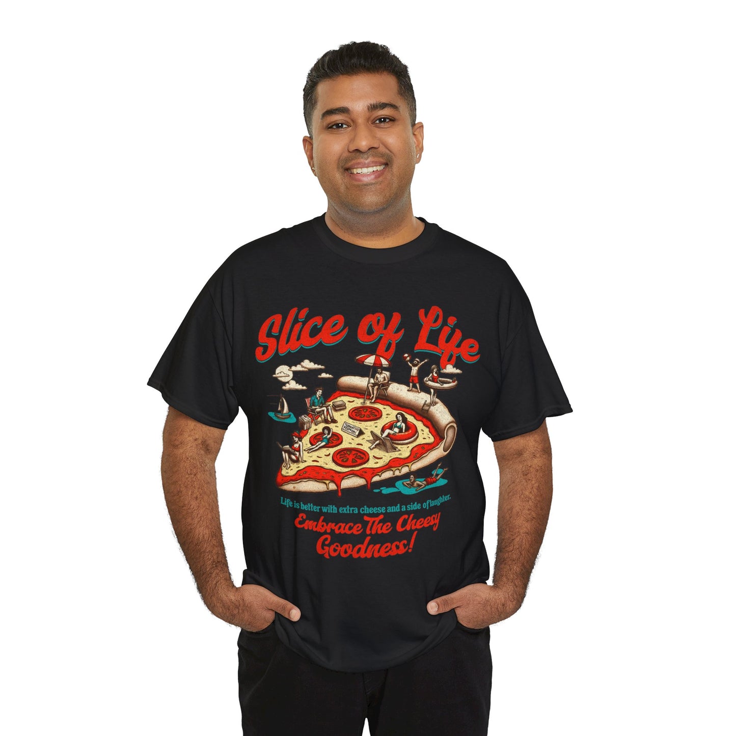 LOBSTER & SPINACH - Pizza (Basic Tee)