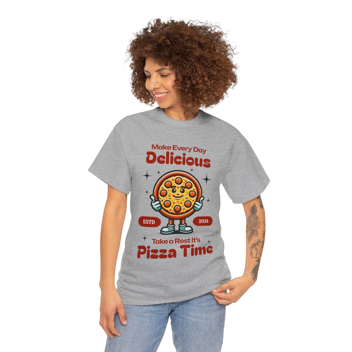 BEFF & BLUE CHEESE - Pizza (Basic Tee)