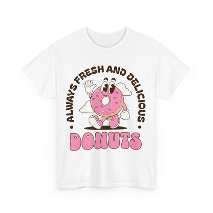 RASPBERRY GLAZED DONUT - Dessert (Basic Tee)