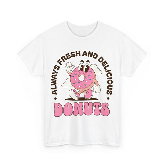 RASPBERRY GLAZED DONUT - Dessert (Basic Tee)