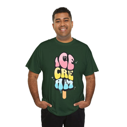 COTTON CANDY ICE CREAM - Dessert (Basic Tee)