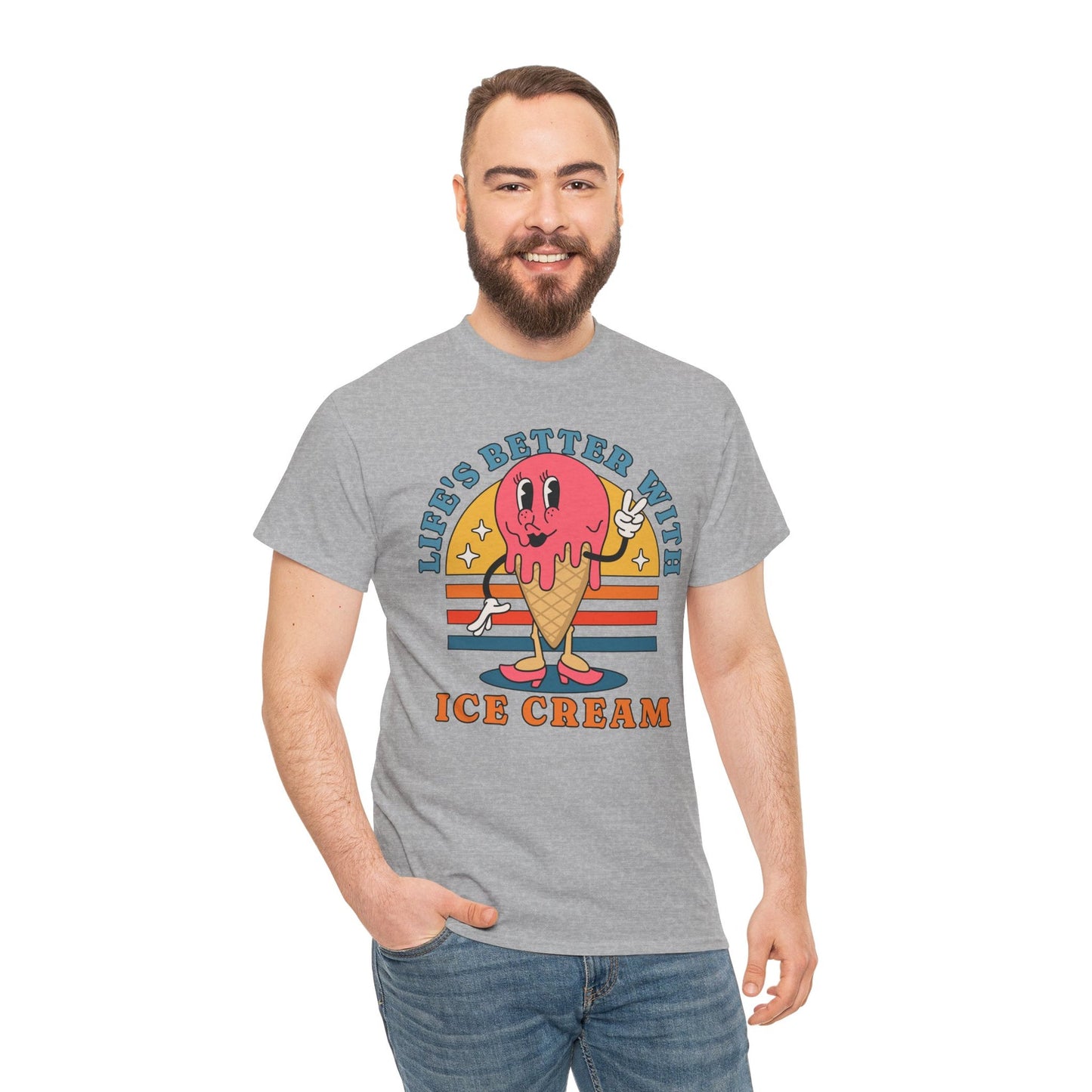 STRAWBERRY ICE CREAM - Dessert (Basic Tee)