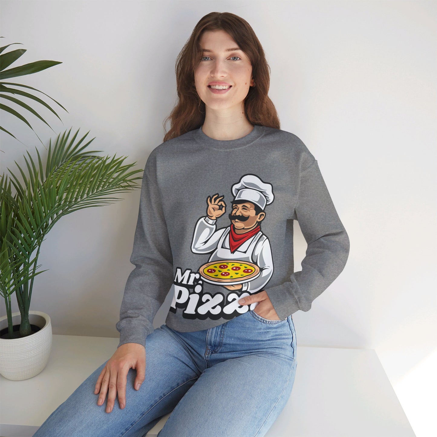 GARLIC CHICKEN - Pizza (Sweatshirt)