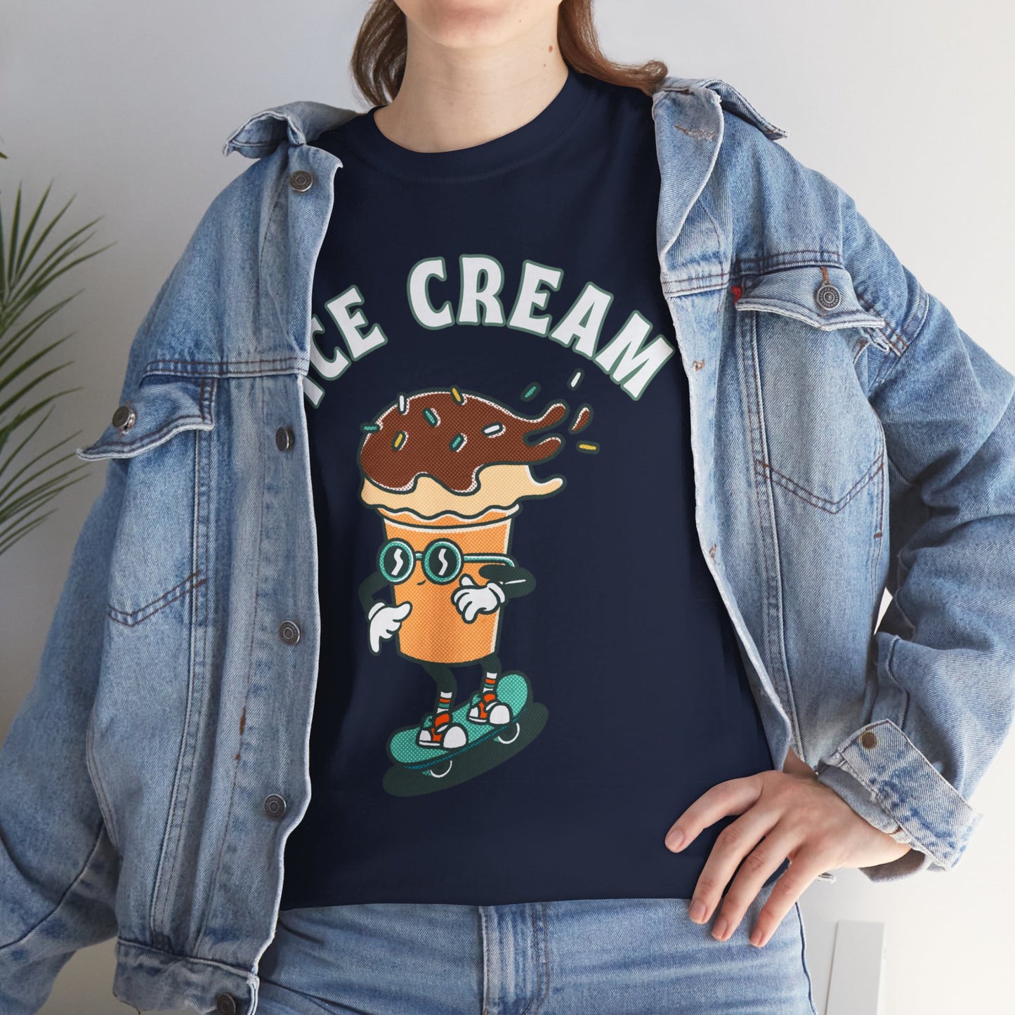 CHOCOLATE ICE CREAM - Dessert (Basic Tee)