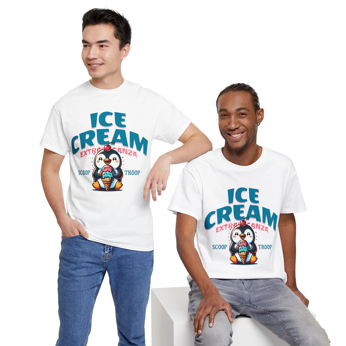 COOKIE DOUGH ICE CREAM - Dessert (Basic Tee)