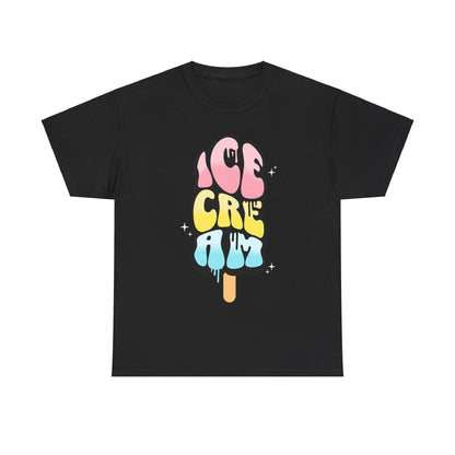 COTTON CANDY ICE CREAM - Dessert (Basic Tee)