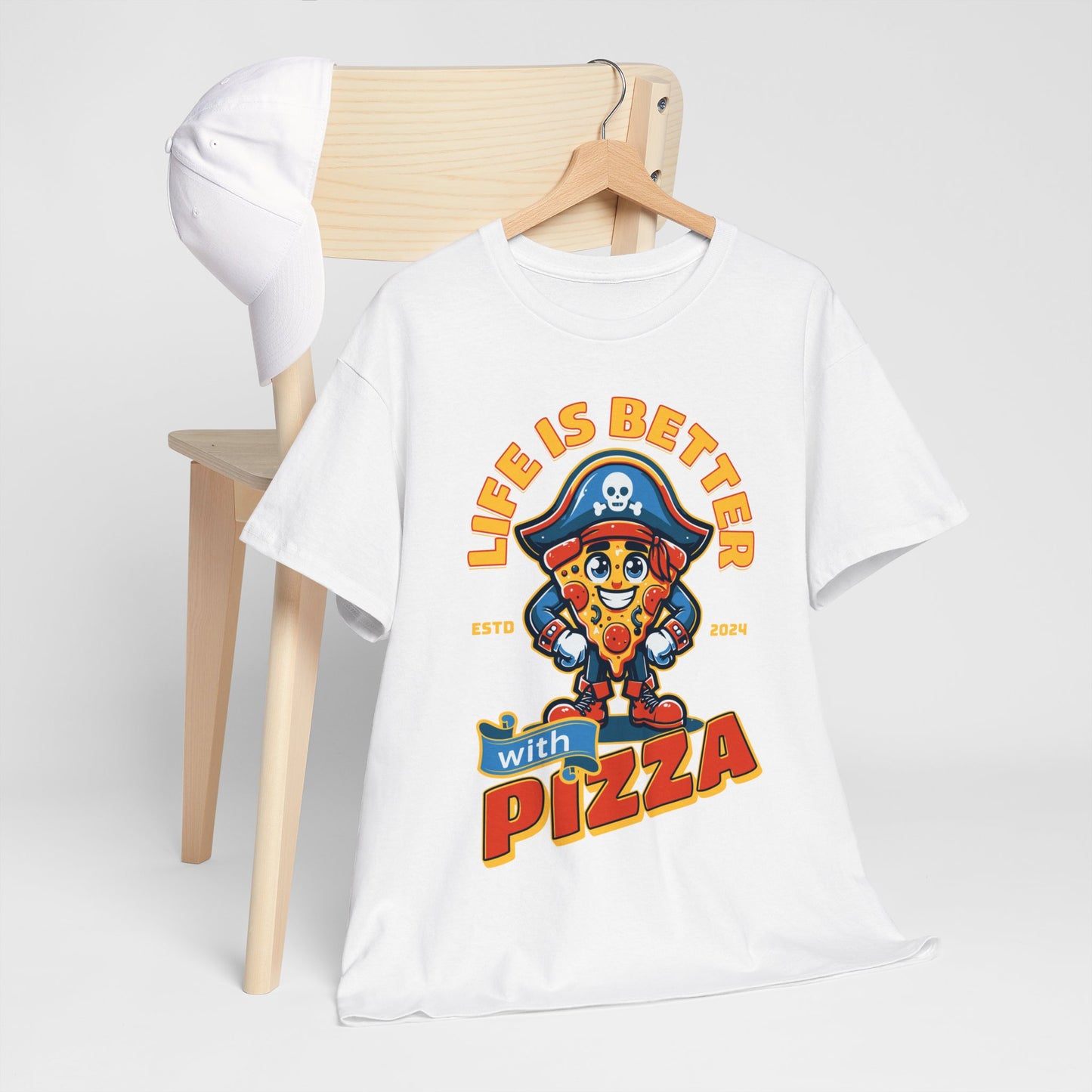 AVOCADO & TOMATO - Pizza (Basic Tee)