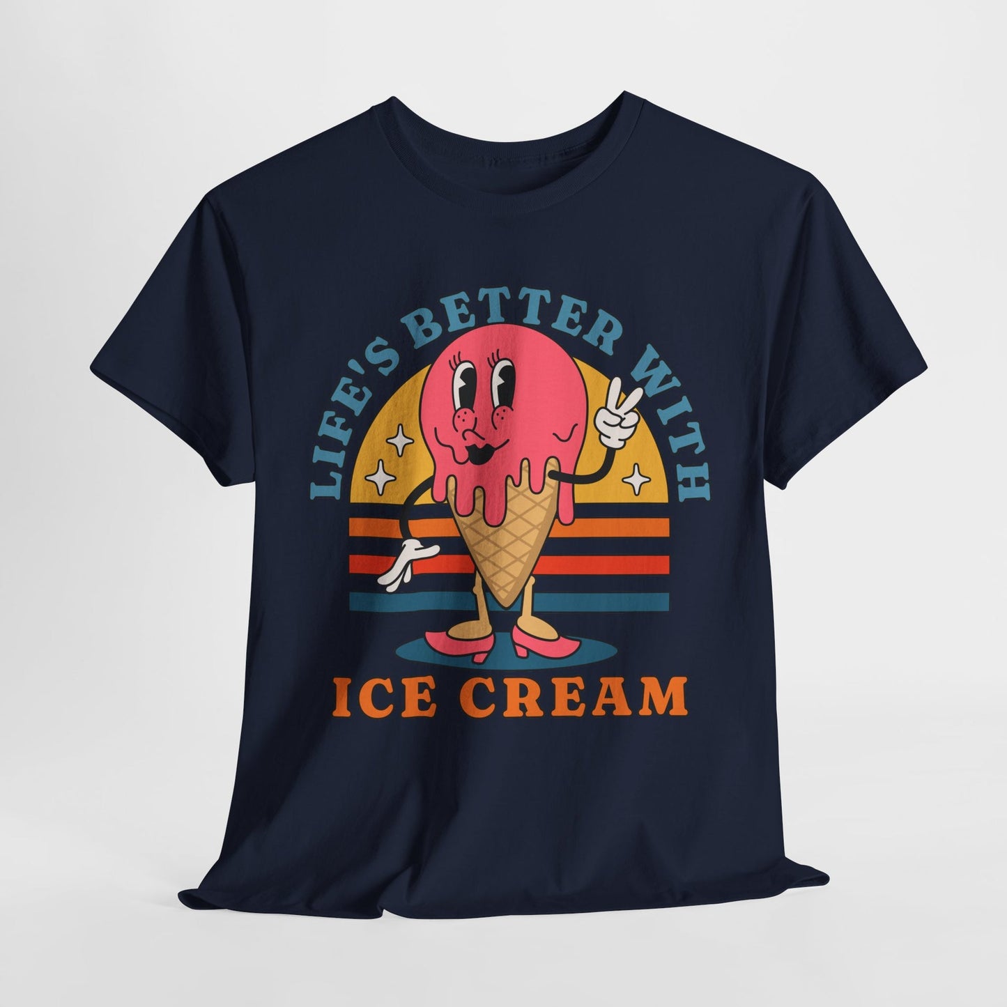 STRAWBERRY ICE CREAM - Dessert (Basic Tee)