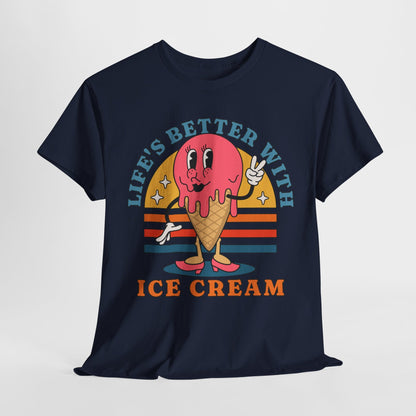 STRAWBERRY ICE CREAM - Dessert (Basic Tee)