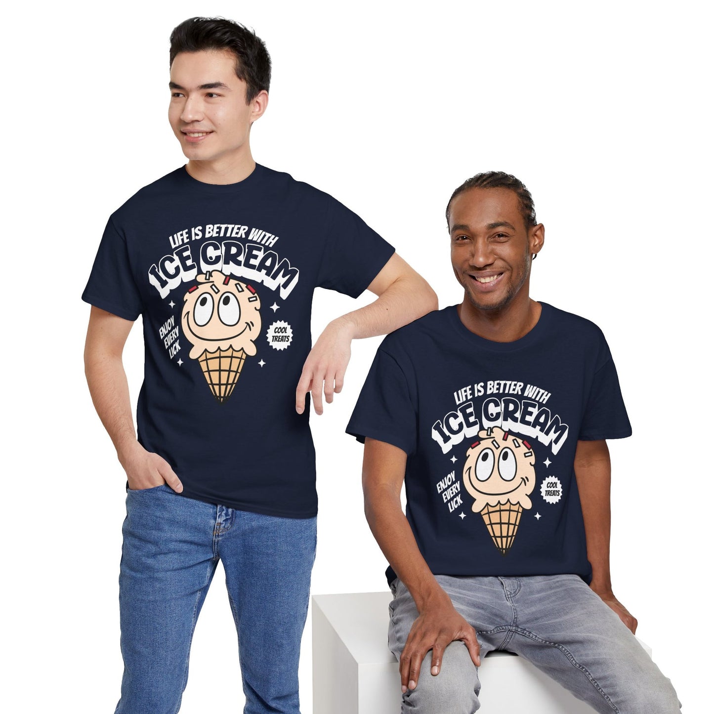 COOKIES & CREAM ICE CREAM - Dessert (Basic Tee)