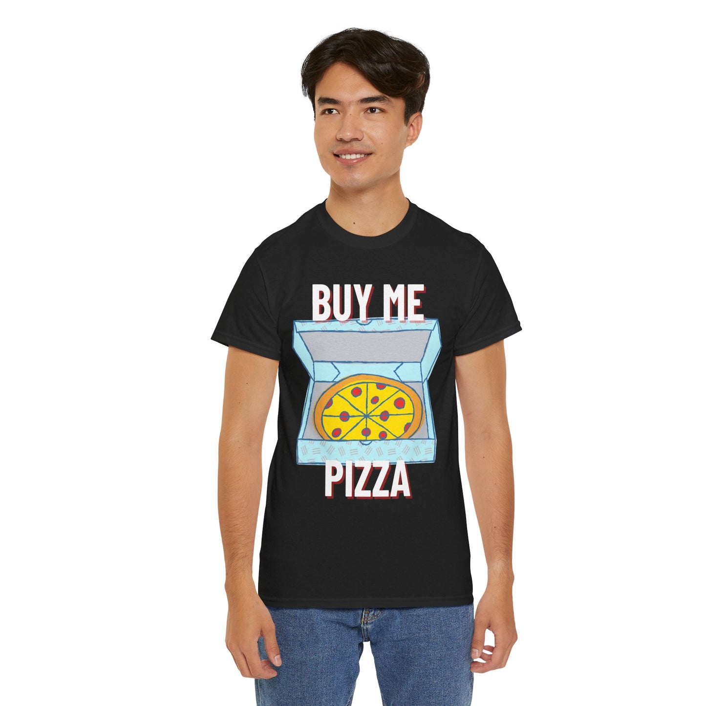 CHICKEN ALFREDO - Pizza (Basic Tee)