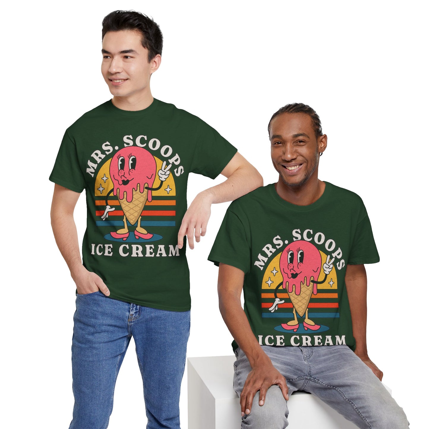 STRAWBERRY ICE CREAM - Dessert (Basic Tee)