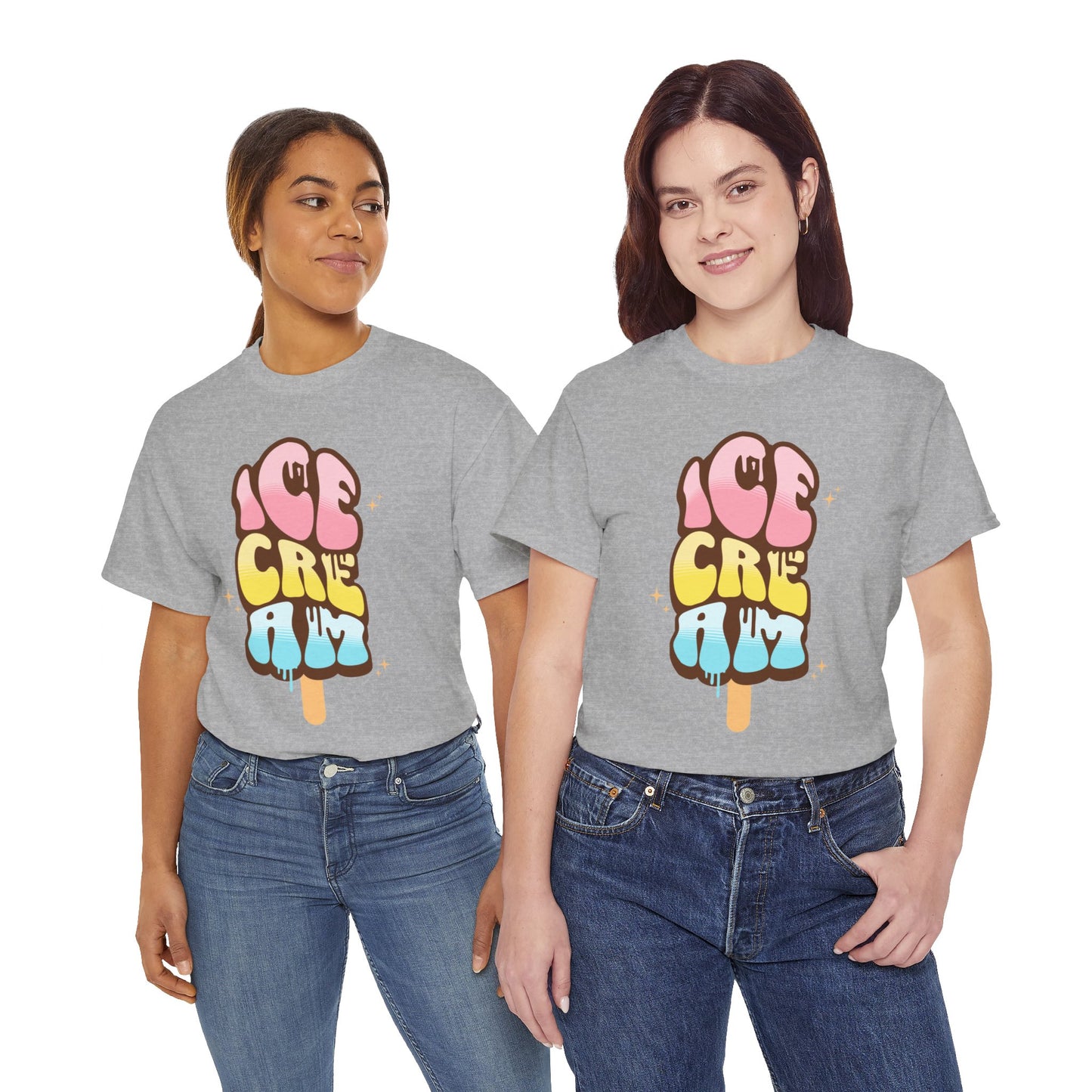 COTTON CANDY ICE CREAM - Dessert (Basic Tee)