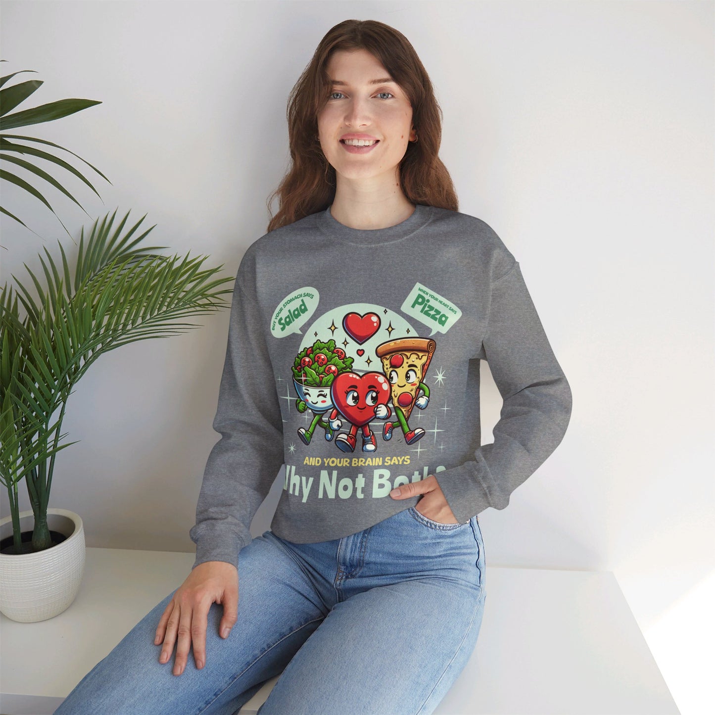 VEGAN PIZZA - Vegan (Sweatshirt)