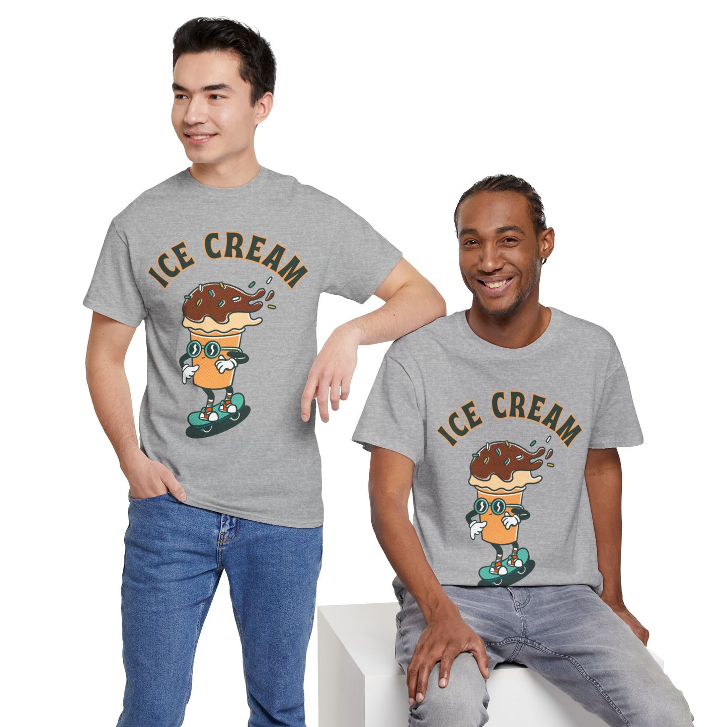 CHOCOLATE ICE CREAM - Dessert (Basic Tee)