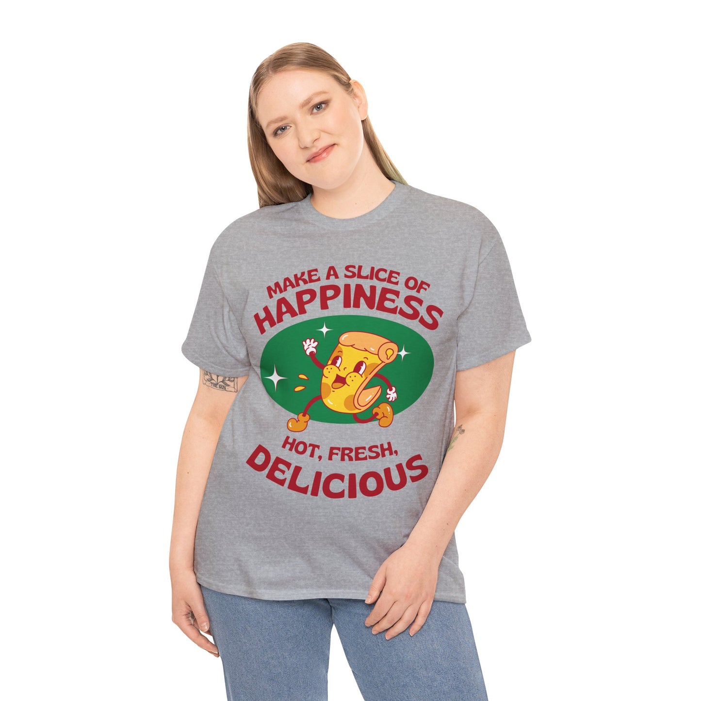 FOUR CHEESE - Pizza (Basic Tee)