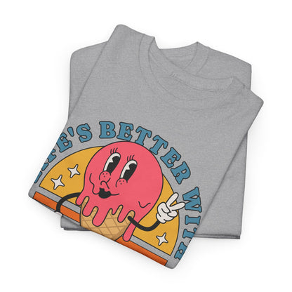 STRAWBERRY ICE CREAM - Dessert (Basic Tee)
