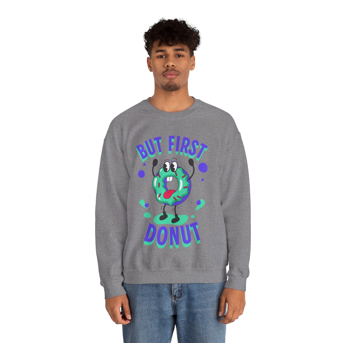 VANILLA FROSTED DONUT - Dessert (Sweatshirt)