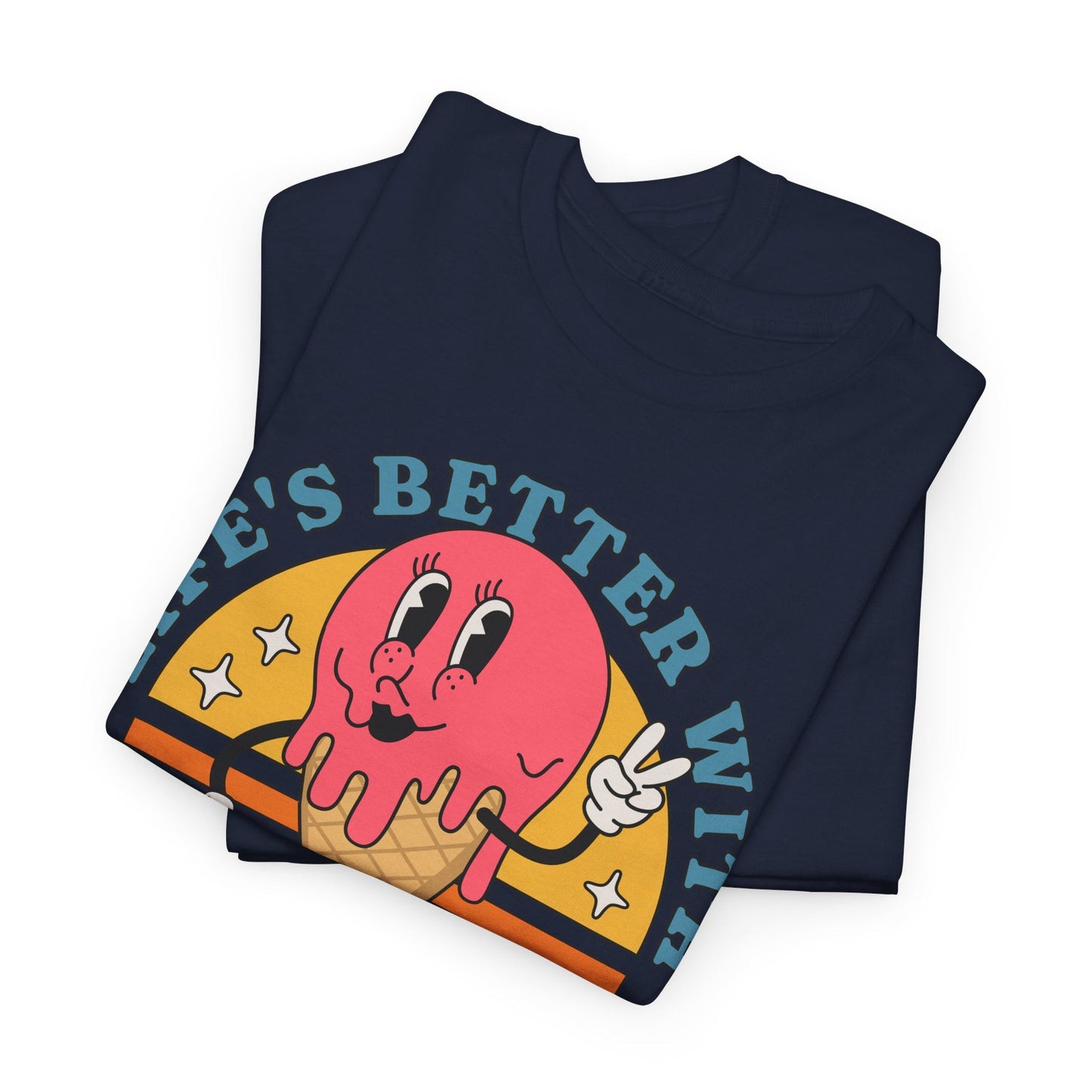 STRAWBERRY ICE CREAM - Dessert (Basic Tee)