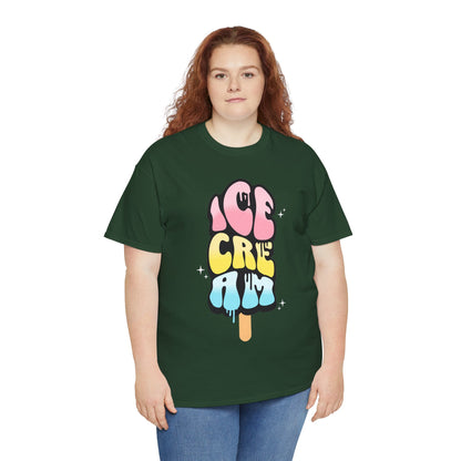 COTTON CANDY ICE CREAM - Dessert (Basic Tee)