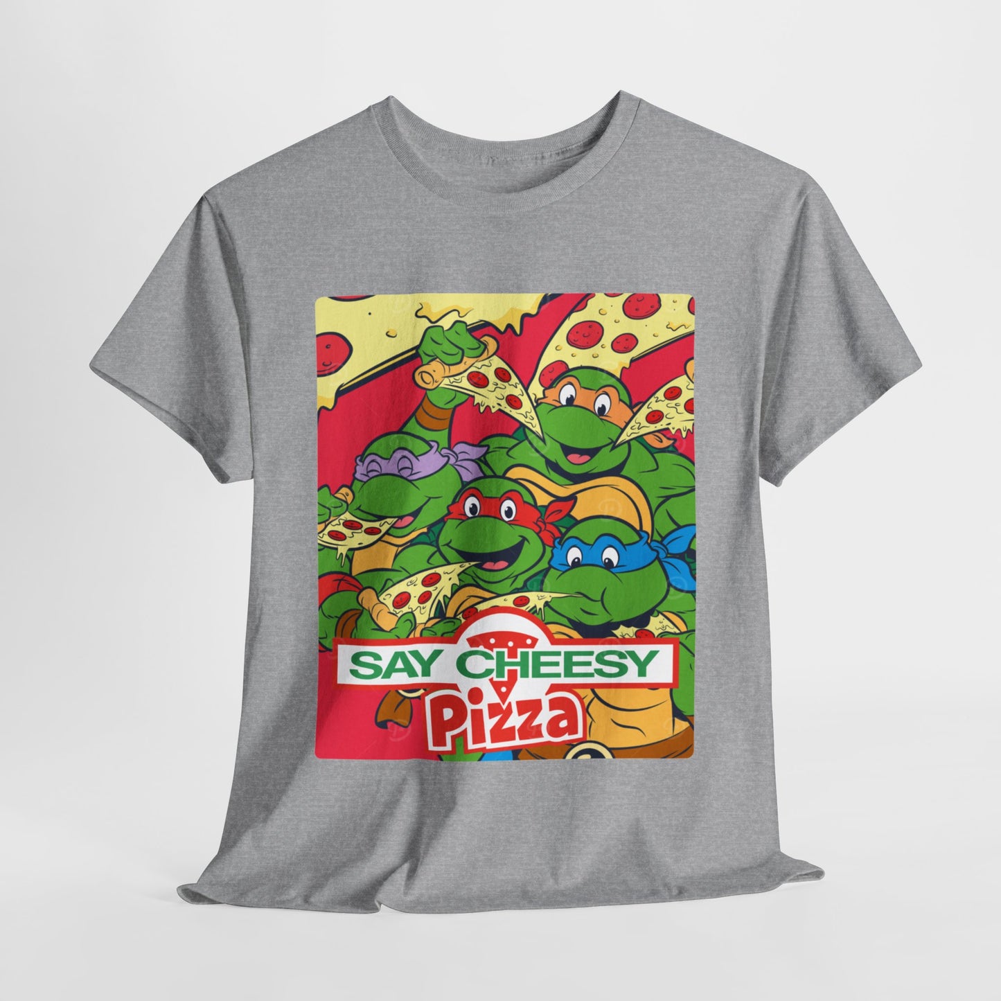 BEEF & BROCCOLI - Pizza (Basic Tee)