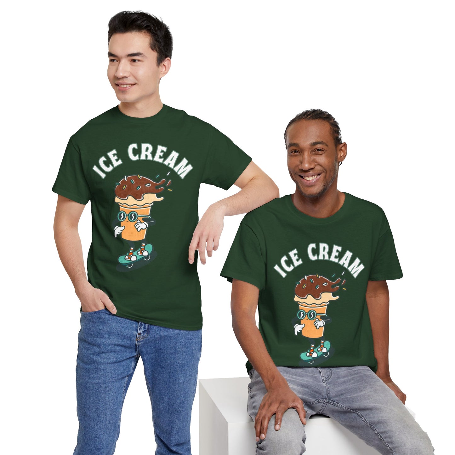 CHOCOLATE ICE CREAM - Dessert (Basic Tee)