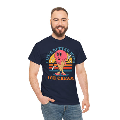 STRAWBERRY ICE CREAM - Dessert (Basic Tee)